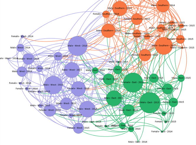 social network analysis diagram