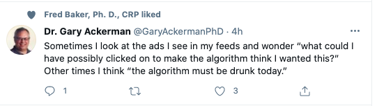 tweet about targeted ads